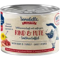 Sanabelle Voordeelpakket Vlees in Saus 24 x 180 g Kattenvoer - Gans & Kip