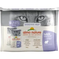 Almo Nature Intestinal Help multipack met vis en gevogelte natvoer kat (70 g) 3 x (6 x 70 g)