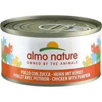 Almo Nature HFC Natural kip met pompoen natvoer kat (70 g) 18 x 70 g