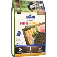Bosch Tiernahrung Bosch HPC Mini Adult, droogvoer voor volwassen honden, met vers gevogelte en havermout, 3 kg