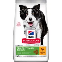 Hill's Pet Nutrition Mature Adult Senior Vitality Medium met kip hondenvoer 2 x 14 kg