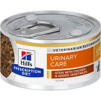 Hill's Pet Nutrition Prescription Diet c/d Multicare Urinary Care Stoofpotje Kattenvoer Nat Kip & Groenten 24 x 82 gr