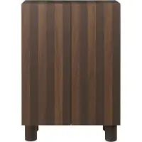 Ferm Living Post kast oak smoked, met deuren