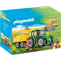 Playmobil Grote tractor met aanhanger - P-9317 - 47-delig