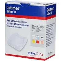 Cutimed Siltec B 7,5 x 7,5 cm | 10 stuks
