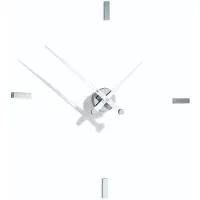 Nomon Tacón i Wandklok 4 Rectangular Time Signals | White | Ø: 74 cm