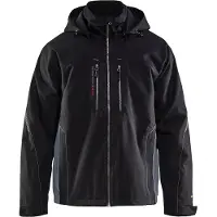 Blakläder 4890-1977 Lichtgewicht winterjas Zwart/Grijs maat 4XL heren