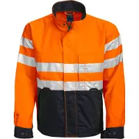 Projob 6401 Signalisatievest En Iso 20471 Klasse 3 Heren Oranje/Zwart maat XXXL heren