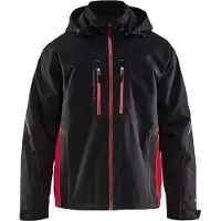 Blakläder Lichtgewicht Winterjas 48901977 | Zwart/Rood | Maat 3XL - 7330509422496