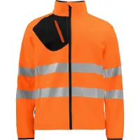 Projob 6432 Signalisatiesoftshell En Iso 20471 Klasse 3 Heren Oranje/Zwart maat L heren