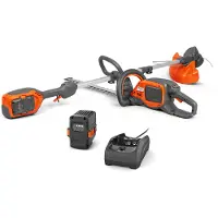 Husqvarna 215iL grastrimmer en 215iHD45 heggenschaar inclusief 40-B70 accu en 40-C80 oplader. Praktische set met heggenschaar, grastrimmer, accu en oplader.