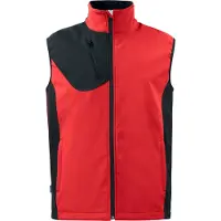 Projob 3702 Softshell Bodywarmer Heren Rood maat XS heren