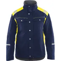 Blakläder 4915-1370 Winterjas Visible Zwart/High Vis Geel maat XXL heren