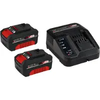 Einhell Power-X-Change 3,0 Ah accu (2x) + oplader