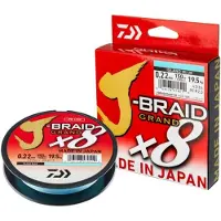 Daiwa J-braid Grand X8 Braided Line 135 M Blauw 0.130 mm
