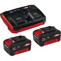 Einhell 4512083 PXC Starter Kit 2x 3,0Ah & Twincharger Kit
