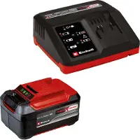 Einhell 18 V/5.2 Ah Power X-Change starter kit - 1x 5.2 Ah Plus Accu en snellader - universeel voor alle Power X-Change machines