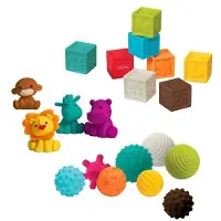 Infantino Sensory - Ball Block Buddies unisex