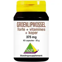 Snp Groenlipmossel forte+vita+koper SNP 60cap