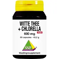 Snp Witte thee + chlorella 600 mg puur 60 capsules