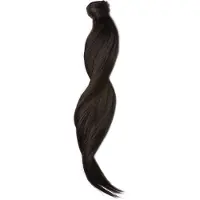 Rapunzel of sweden Ponytail Straight / Clip-in / Light Volume 1.2 Black Brown 50 cm Hair extensions 55 g