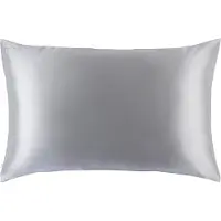 Slip Silk Pillowcase - Queen - Silver