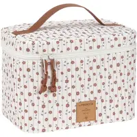 Lassig Caddy Luiertafel organizer Nursery To Go Bloemen white