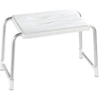 Wenko Badzitje Secura Aluminium Wit