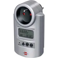 Brennenstuhl 1506600 Primera Line PM 231 E Energiemeter met klok- en meetfunctie