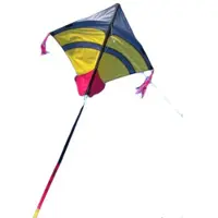 Spiderkites Vlieger Fight Dragon Junior 75 Cm Nylon Geel/blauw