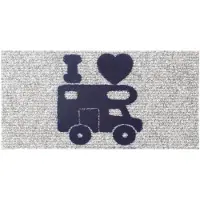 Brunner Hello Camper Mat - Compact Buitenmatje voor Camper - 50 x 25 cm - Lichtgewicht & Slijtvast