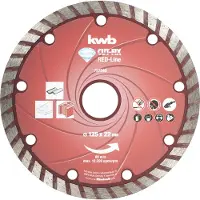 Kwb 797540 Diamanten doorslijpschijf Diameter 125 mm Boordiameter 22 mm Marmer, Keramiek, Tegels 1 stuk(s)