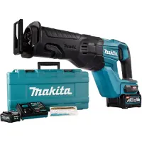 Makita JR001GM201 XGT 40V Max Li-Ion accu reciprozaag set (2x 4,0Ah) in koffer - koolborstelloos