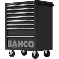 Bahco Gereedschapswagen 'classic' C75 26" met 8 lades | zwart | 986 mm x 501 mm x 763 mm - 1475K8BLACK