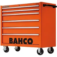 Bahco Gereedschapswagen 'classic' C75 40" met 6 lades | oranje | 986 mm x 501 mm x 1100 mm - 1475KXL6