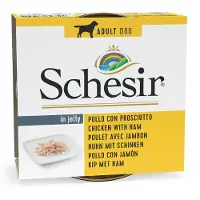 Schesir 12x150g Kipfilet met Ham Hondenvoer