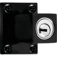 Formani E-LOCK8 slot voor espagnoletstang mat zwart