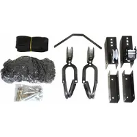 Buzaglo Fietslift superlifter 57kg staal zwart 11-delig