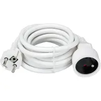 Perel Penaarde verlengsnoer | | 3 meter (IP20, 3 x 1.5 mm², Wit)