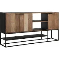 DTP Home Cosmo dressoir teakhout 205x40x100cm