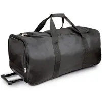 Kimood Reistas/weekendtas op wieltjes Travelmaster - 71 x 31 x 30 cm - Zwart - 66 liter - Sport - Vak - Sporttassen