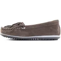Minnetonka Mocassins 'Kilty plus' grijs / wit