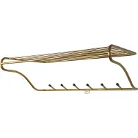 Maze Hoedenrek Messing - Hoedenplanken Metaal Brass - 102004