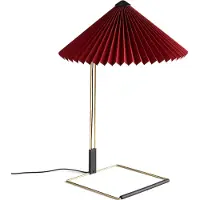 HAY Design Tafellamp Matin 380, dimbaar, rood, Woon-/ Eetkamer, metaal, Design, tafellamp