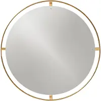 Menu Nimbus Spiegel polished brass, ø110