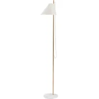 Louis Poulsen Yuh vloerlamp Wit-messing