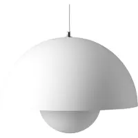 &tradition Flowerpot Vp2 Hanglamp Mat Wit - Hanglampen Staal Matt White - 133083A221
