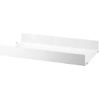 String Schap Met Hoge Rand 30x58 Cm Wit - Rekkensysteem (modulair) Metaal White - MSH5830-12-1