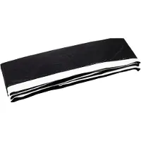 VirtuFit Inground Trampoline Beschermrand - Zwart / Wit - 244 x 366 cm - 25 mm dik