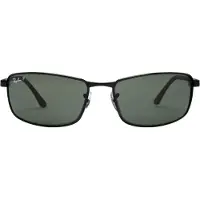 Ray-Ban - Merken - RB3498 Polished Black G-15 Green voor Unisex van Aluminium - Zwart